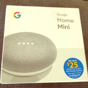 Google home mini new in box